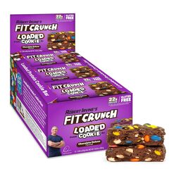 FitCrunch Protein Bar 82gm Chocolate deluxe 1x12