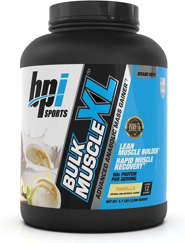 

BPI Bulk Muscle XL Mass Gainer 5.7lb Vanilla
