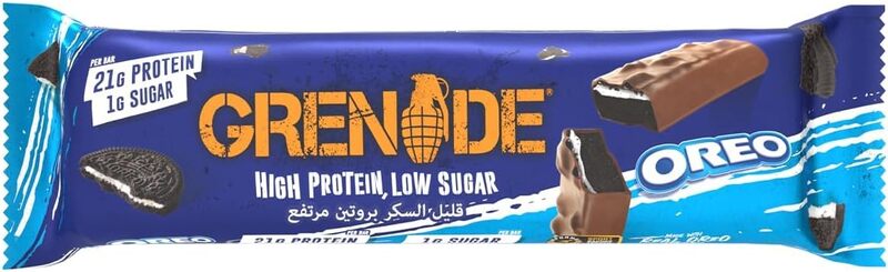 Grenade High Protein Low Sugar Bar OREO 60g Pack of 12