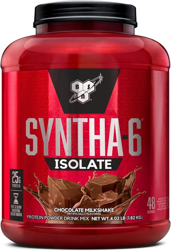 BSN Syntha 6 Isolate Protein Powder 4lbs Chocolate Milkshake