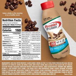 Premier Protein RTD, 11.5oz, 12pcs/Box, Cafe Latte