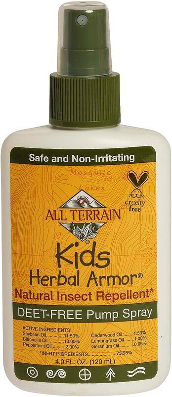 

All Terrain Kids Herbal Armor Natural Insect Repellent DEET-Free Pump Spray 4 oz 120ml