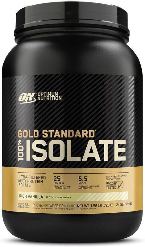 

Optimum Nutrition ON 100% Isolate 1.58lb Rich Vanilla