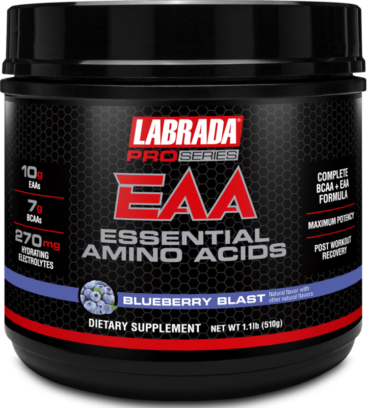 

Labrada Proseries EAA Essential Amino Acid Complex 510g Blueberry Blast