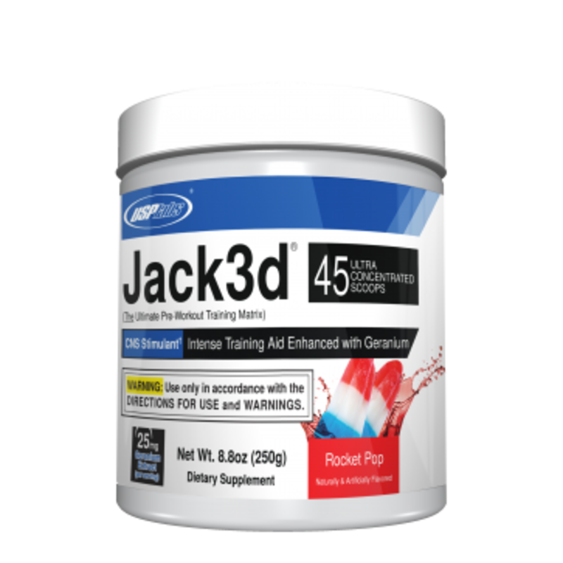 

Nutritionl USPLabs JACK 3D Pre Workout Powder Rocket Pop