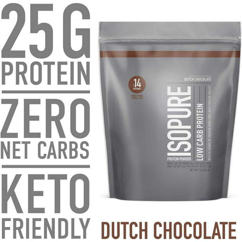 NB Isopure Low Carb 1lb Dutch Chocolate