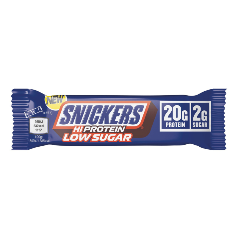 Snickers High Protein Low Sugar Bars  57g Pack of 12