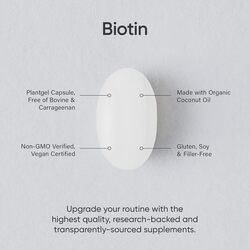 Sports Research Biotin Supplement, 10,000mcg, 120 Softgels