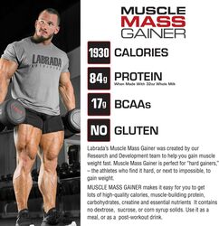 Labrada Muscle Mass Gainer With Creatine Vanilla Flavor 6lbs