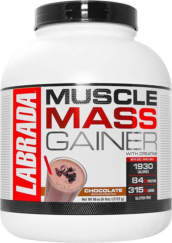 Labrada Muscle Mass Gainer, 6 Lbs, Chocolate