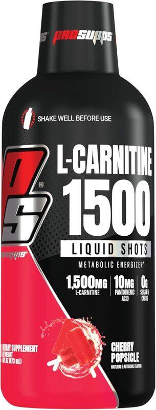 

Prosupps L-Carnitine 1500 Liquid Shots Cherry Popsicle 473ml