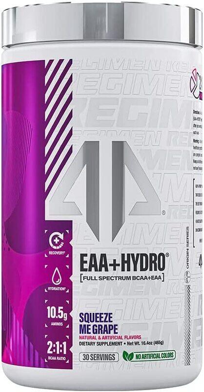 

AP Sports Regimen EAA + Hydro Dietary Supplement, 30 Servings, Squeeze Me Grape