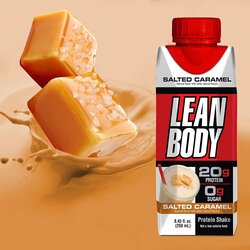 Labrada Lean Body Ready-to-Drink Salted Caramel Protein Shake, 4 x 250ml