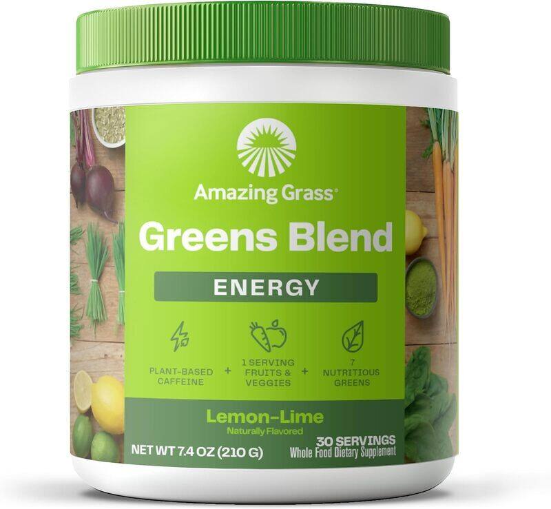 

Amazing Grass Greens Blend Energy Powder, Lemon Lime 210 g