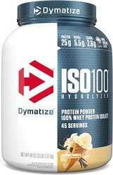 Dymatize ISO 100 Hydrolyzed Protein Powder Gourmet Vanilla 3 lbs