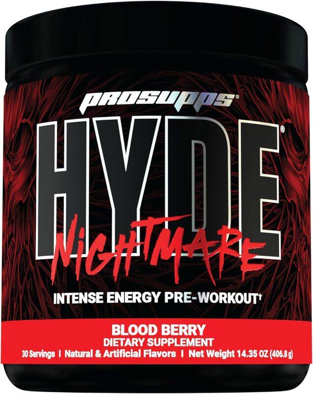 

Pro Supps PROSUPPS Hyde Nightmare Pre-workout 30 Serving Blood Berry