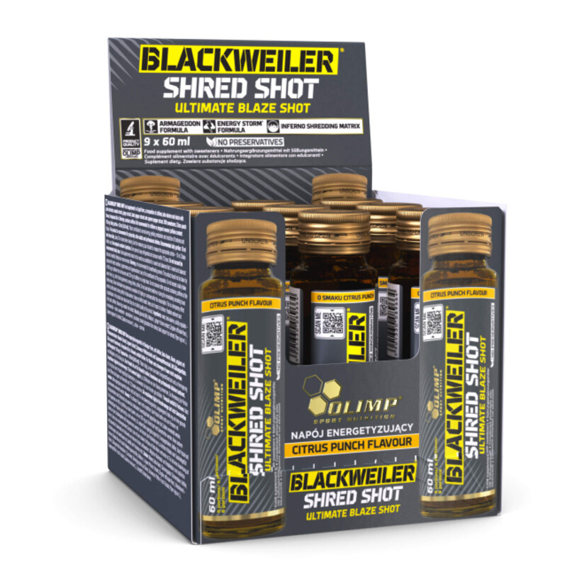 

Olimp Blackweiler Shred Shot 9 x 60Ml Citrus Punch