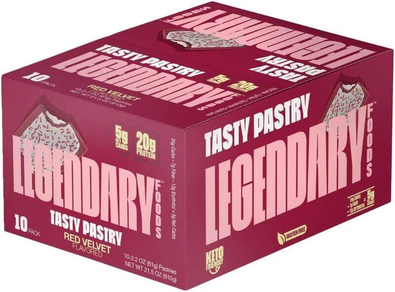 

Original Food Legendary Foods Tasty Pastry 61g Red Velvet ( 1x10 )