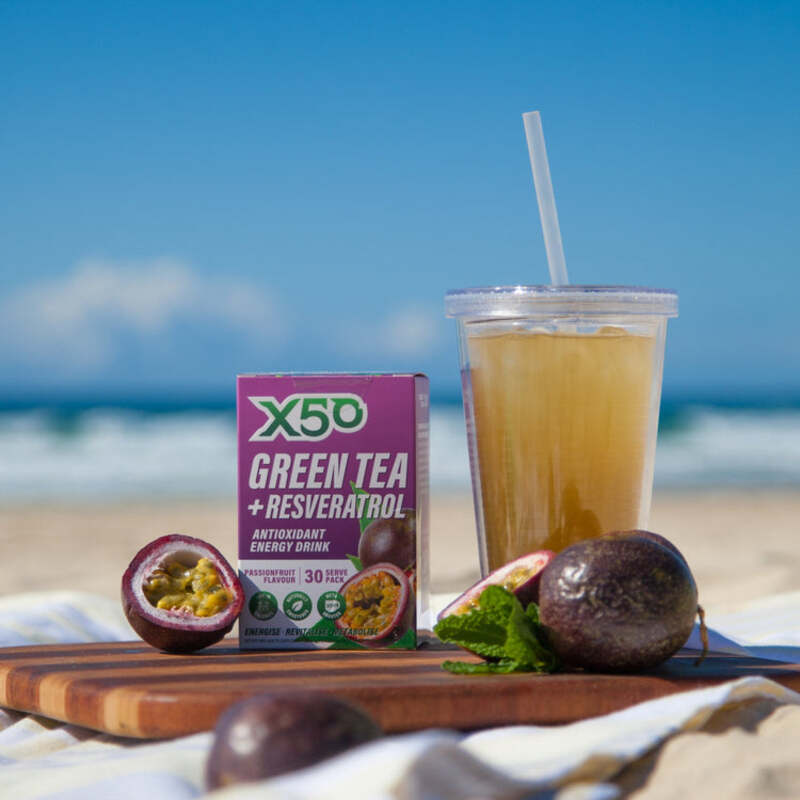 X50 Green Tea 30 Servings Passion Fruit