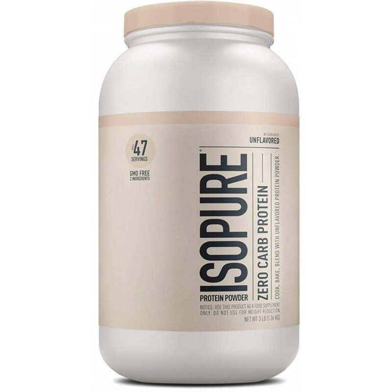 NB Isopure Zero Carb 3lb Natural Unflavoured