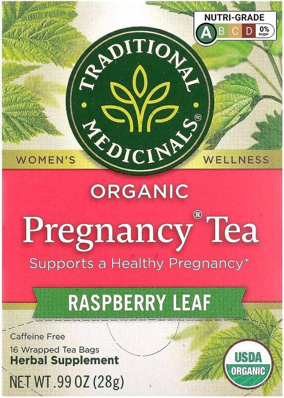 

Traditional Medicinals Organic Pregnancy Tea Raspberry Leaf 16 Wrapped Tea bags 28g