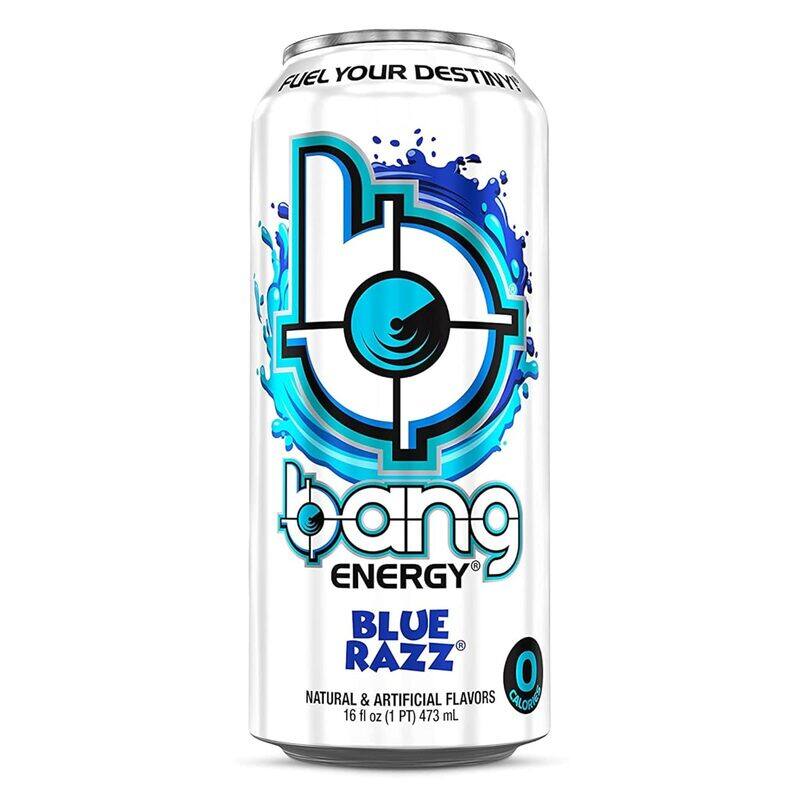 

Bang RTD BLUE Razz 473ml Pack of 12