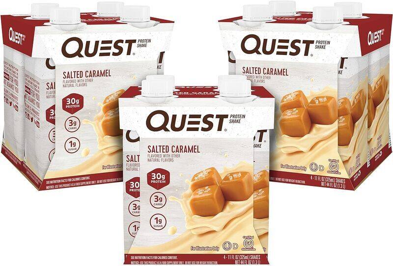 

Quest Nutrition Quest Protein RTD 11.oz 12pcs 3/4pack Salted Caramel