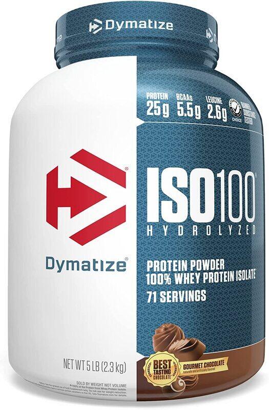 

Dymatize Nutrition ISO 100 Whey Protein Isolate Powder, 725gm, Chocolate