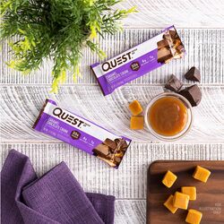 Quest Protein Bars 60g Caramel Chocolate Chunk Pack of 12