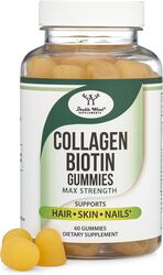 Double Wood Collagen Biotin Gummies Max Strength 100 mg 60 gummies