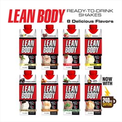 Labrada Nutrition Lean Body Ready-to-Drink Protein Shake, 12 x 500ml, Chocolate
