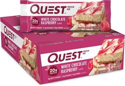 Quest White Chocolate Raspberry Protein Bar, 12 Piece x 60g