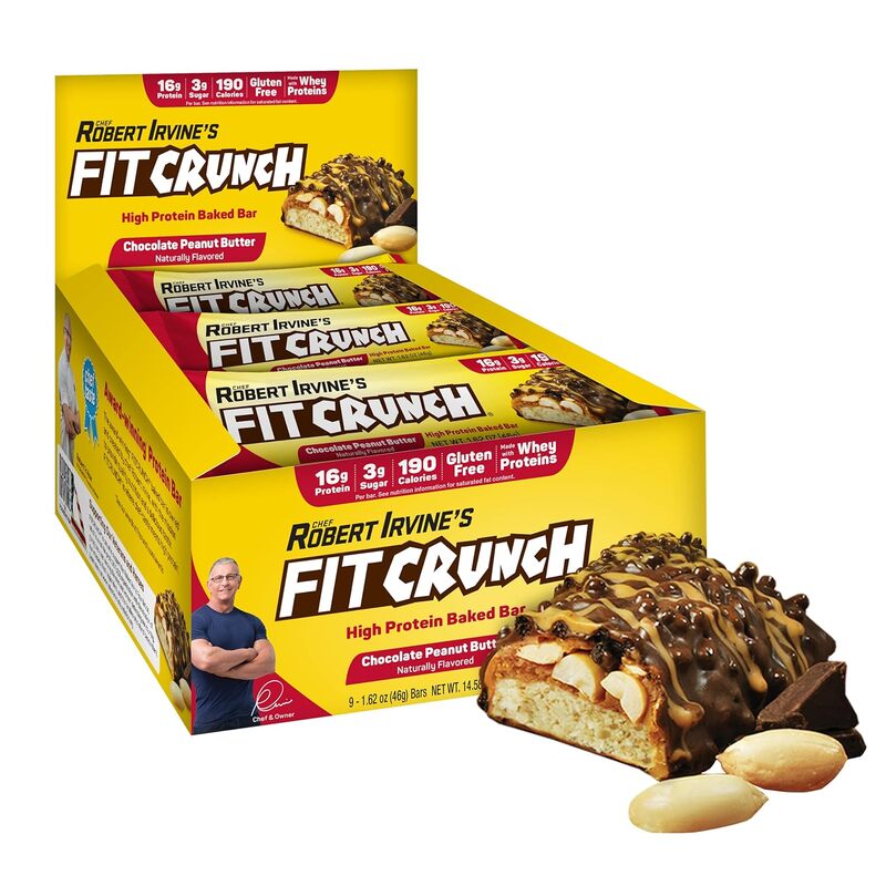 FitCrunch Protein Bar 46gm Chocolate Peanut Butter  1x9