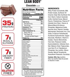 Labrada Lean Body Hi-Protein Meal Replacement Shake, 1120g, Chocolate