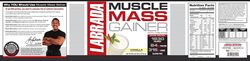 Labrada Muscle Mass Gainer With Creatine Vanilla Flavor 6lbs