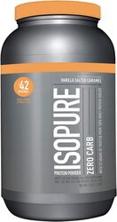 NB Isopure Zero Carb 100% Whey Protein Powder 3lb Vanilla Salted Caramel