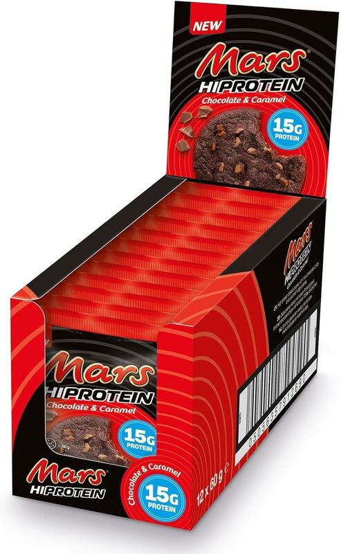 Mars Hi Protein Chocolate and Caramel Cookies 60g Pack of 12