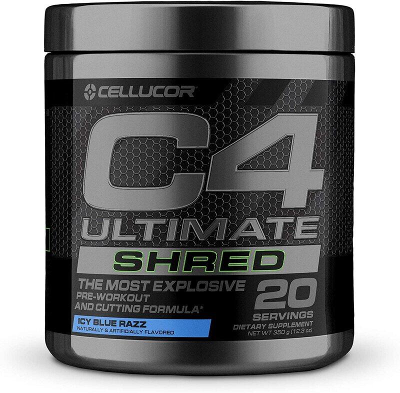 

Cellucor C4 Ultimate Shred Pre Workout Powder, 20 Servings, 350g, Icy Blue Razz