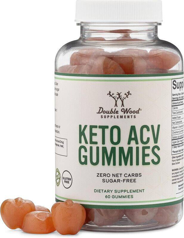 

Double Wood Supplements Double Wood Keto Apple Cider Vinegar Gummies 187.5 mg 60 gummies