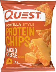 Quest Nacho Cheese Nutrition Tortilla Style Protein Chips, 8 Piece x 32g