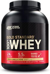 Optimum Nutrition Gold Standard 100% Whey Protein, 5 Lbs, French Vanilla Cream