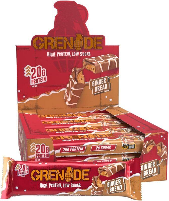 

Grenade High Protein Low Sugar Bar Gingerbread 60g Pack of 12