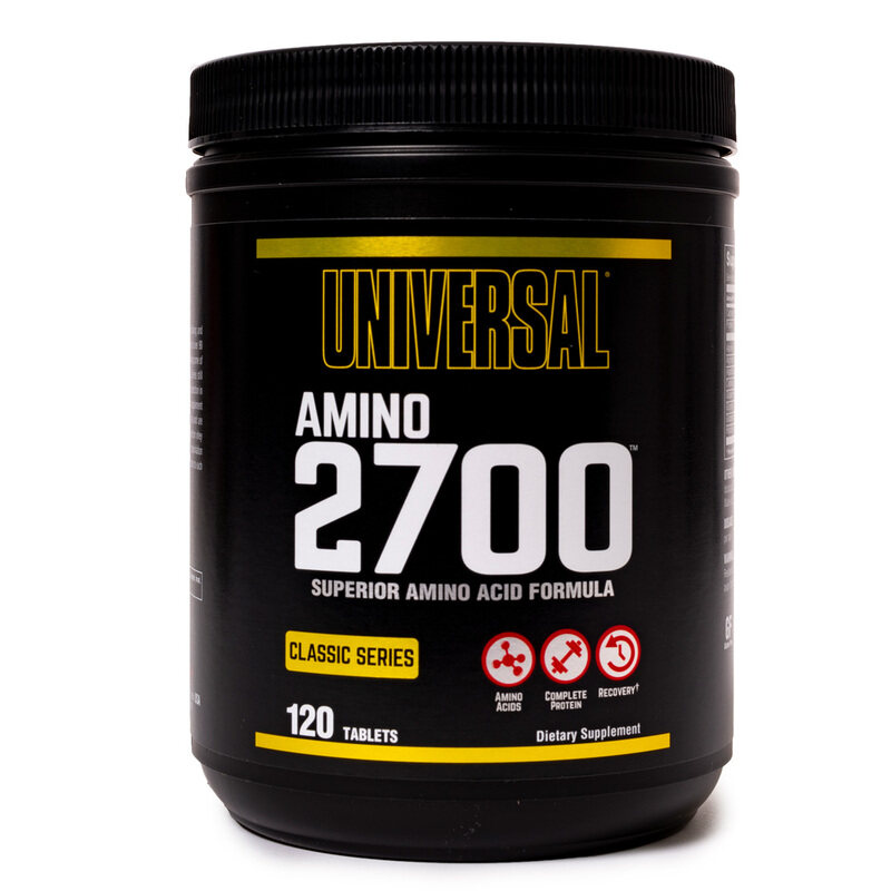 

Universal Nutrition UN Amino 2700 Superior Amino Acid Formula Classic Series 120 Tablets