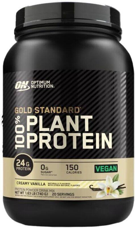 

‎optimum Nutrition ON Gold Standard 100% Plant Based Protein Powder 1.76lb Rich Creamy Vanilla 20 Servings