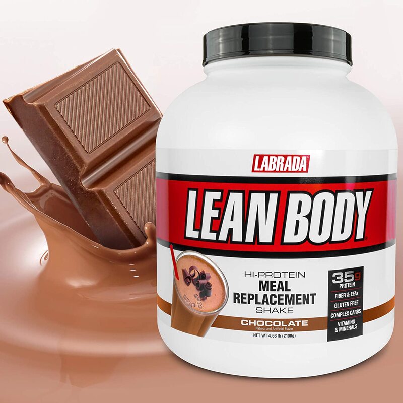 Labrada Lean Body All-in-One Meal Replacement Shake, 4.63 Lbs, Chocolate