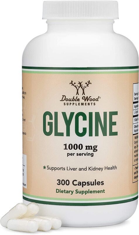 

Double Wood Supplements Double Wood Glycine Supplement For Liver and Kidney Health 500 mg 300 capsules