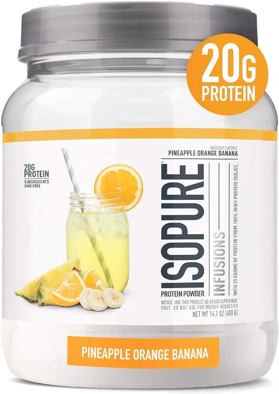 Isopure Infusions Protein Powder Pineapple Orange Banana 16 Servings  400 g