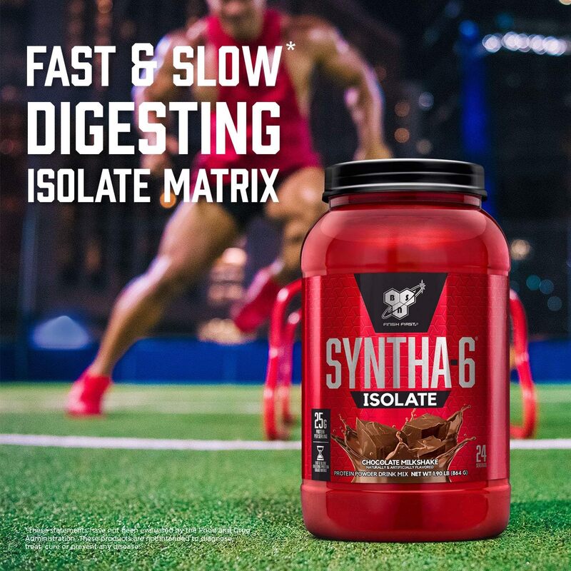 BSN Syntha 6 Isolate Protein Powder 4lbs Chocolate Milkshake