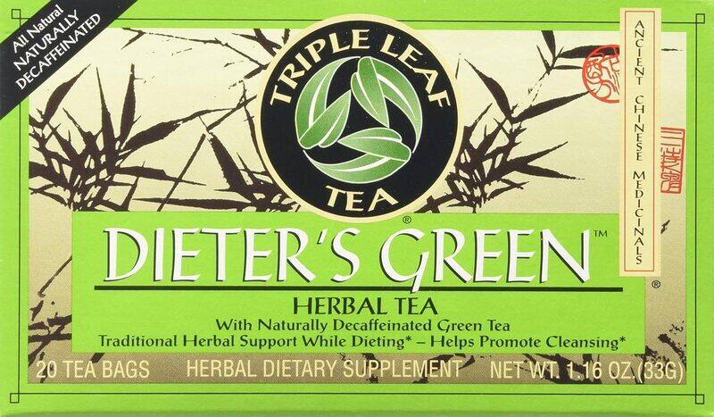 

Triple Leaf Tea Dieter's Green Herbal Tea 20 Bags 1.16oz 33g