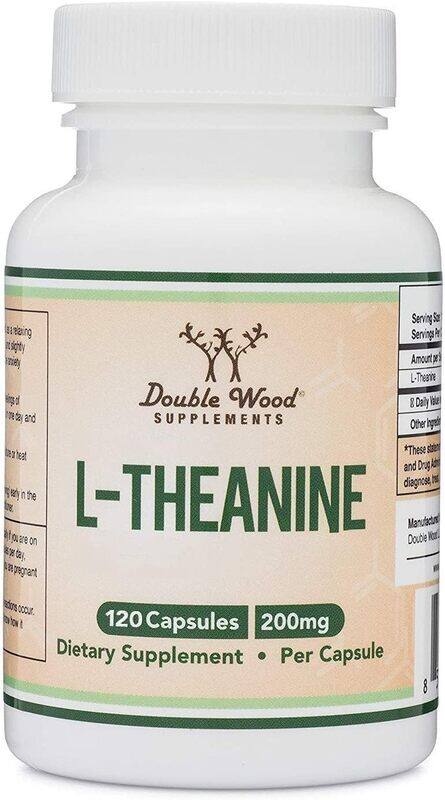 

Double Wood Supplements Double Wood L-Theanine Supplement Synergy with Magnesium L-Threonate and Apigenin 200 mg 120 capsules